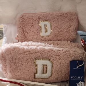 Pink Fuzzy Kids Bag Set